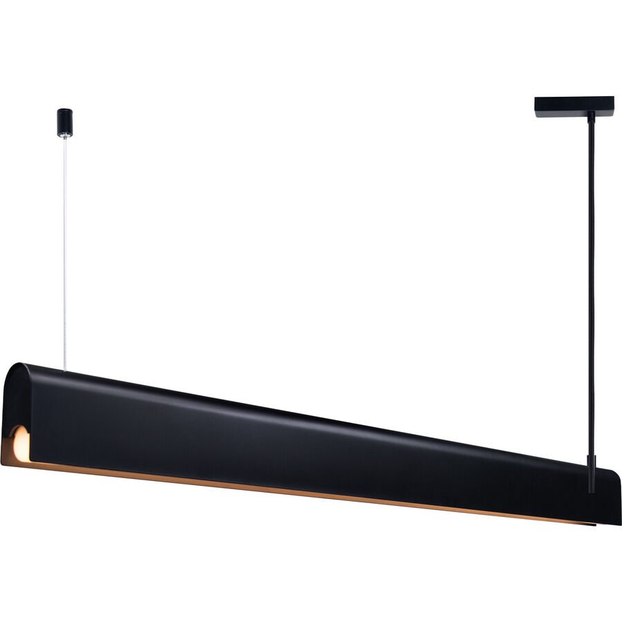 NORDLUX Pendellampe Beau Schwarz Metall B 100 cm H 8.5 cm - Pendellampe