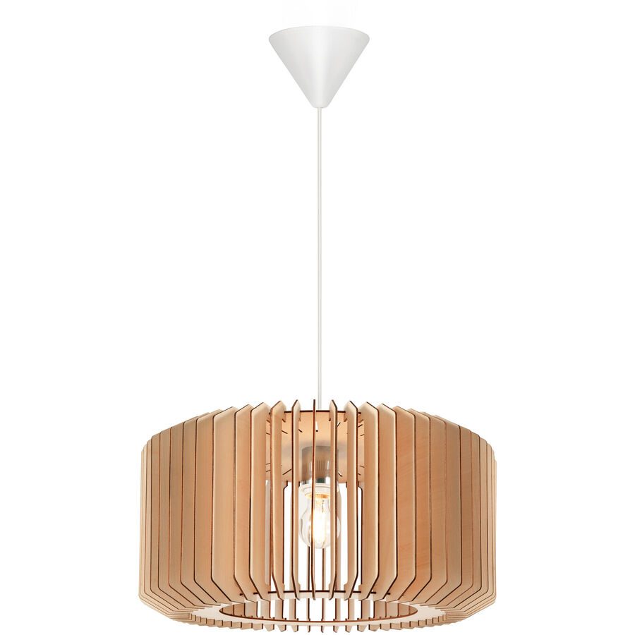 NORDLUX Pendellampe Asti Braun Holz B 50 H 25 cm - Pendellampe
