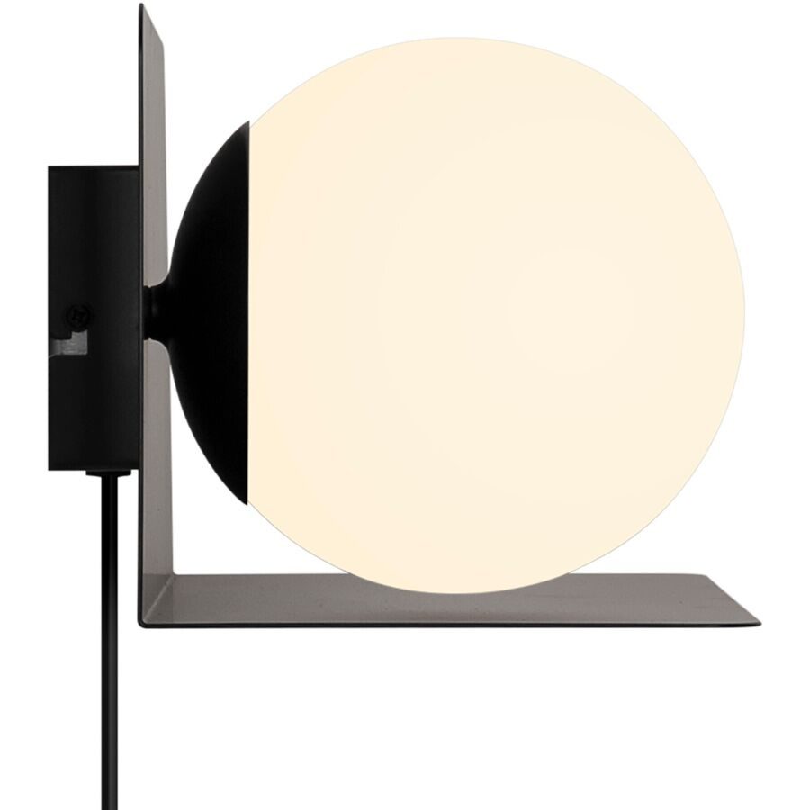 NORDLUX Wandlampe Lilibeth Schwarz Metall B 35 H 16 cm - Wandlampe