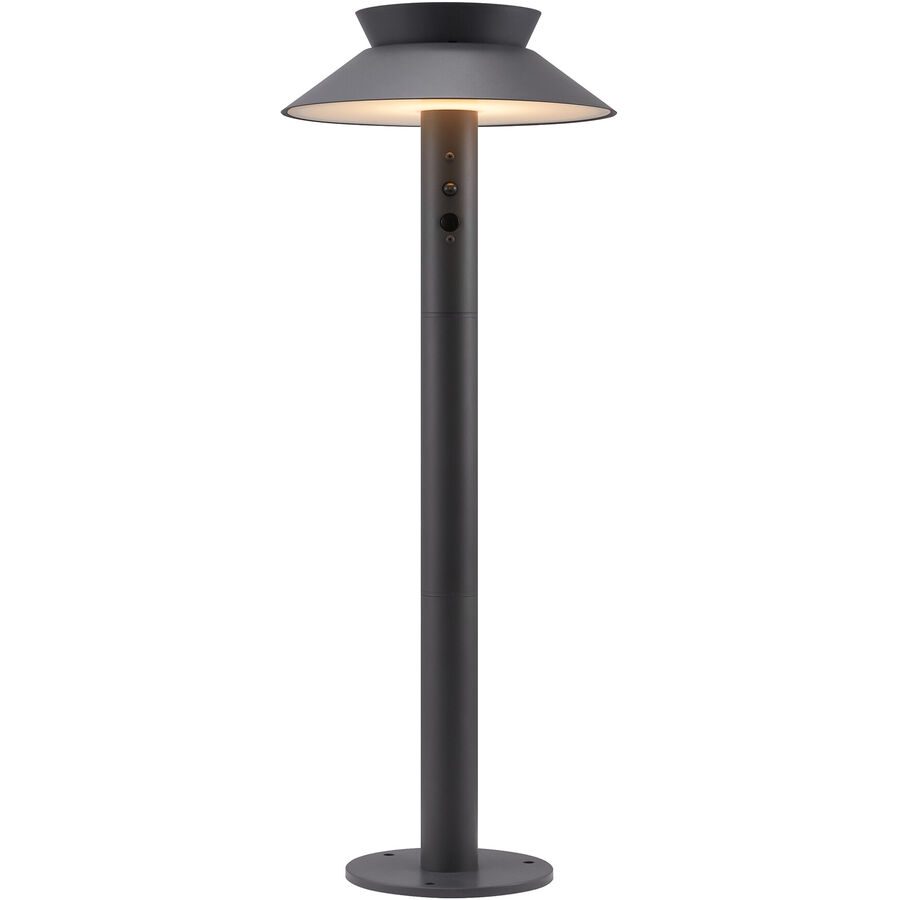 NORDLUX Aussenlampe Justina Grau Metall B 23 H 60 cm - Farbe: anthrazit - Aussenlampe