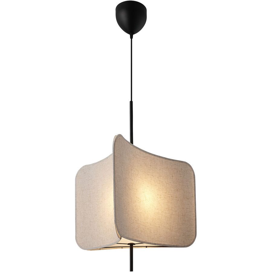 NORDLUX Pendellampe Tinto Schwarz Metall/Stoff B 50 H 68 cm - Material: Stoff/Metall - Pendellampe