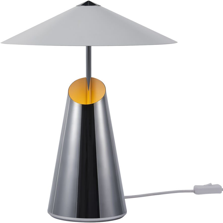 NORDLUX Tischlampe Taido Edelstahl Metall B 32 H 38 cm - Farbe: chrom - Tischlampe