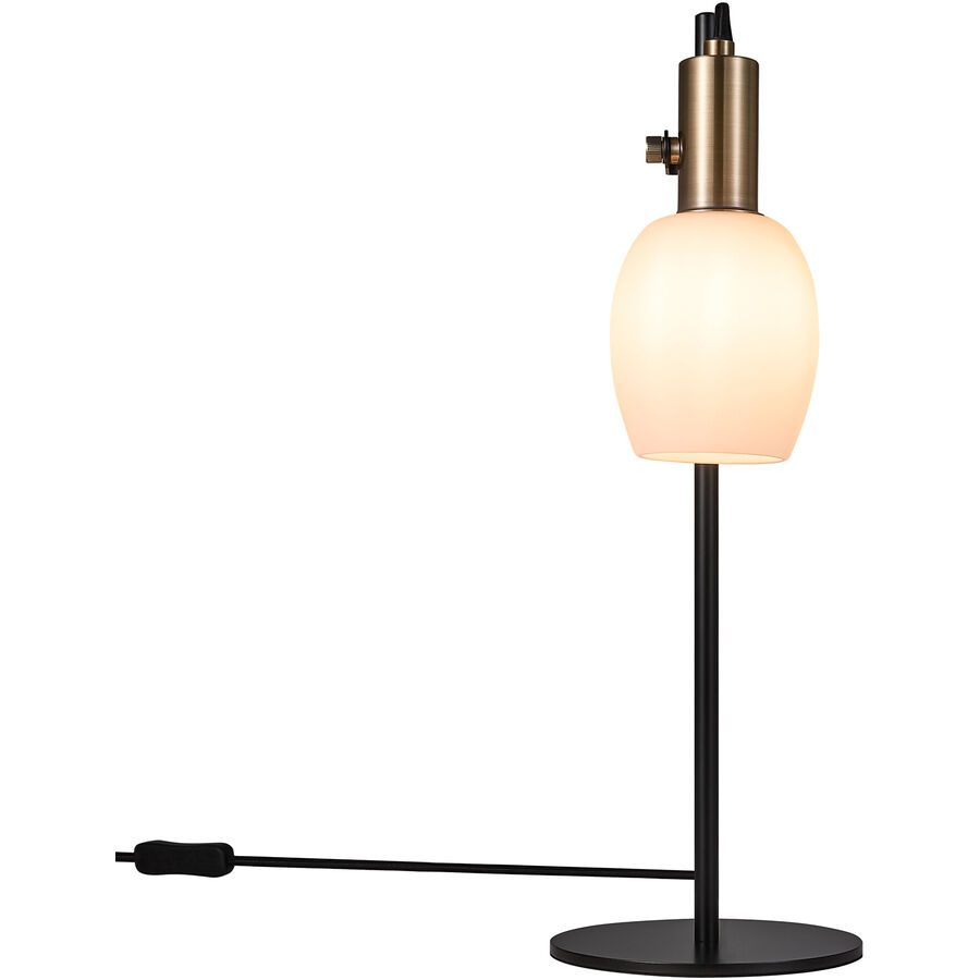 NORDLUX Tischlampe Arild Schwarz Metall B 26 H 45 cm - Tischlampe