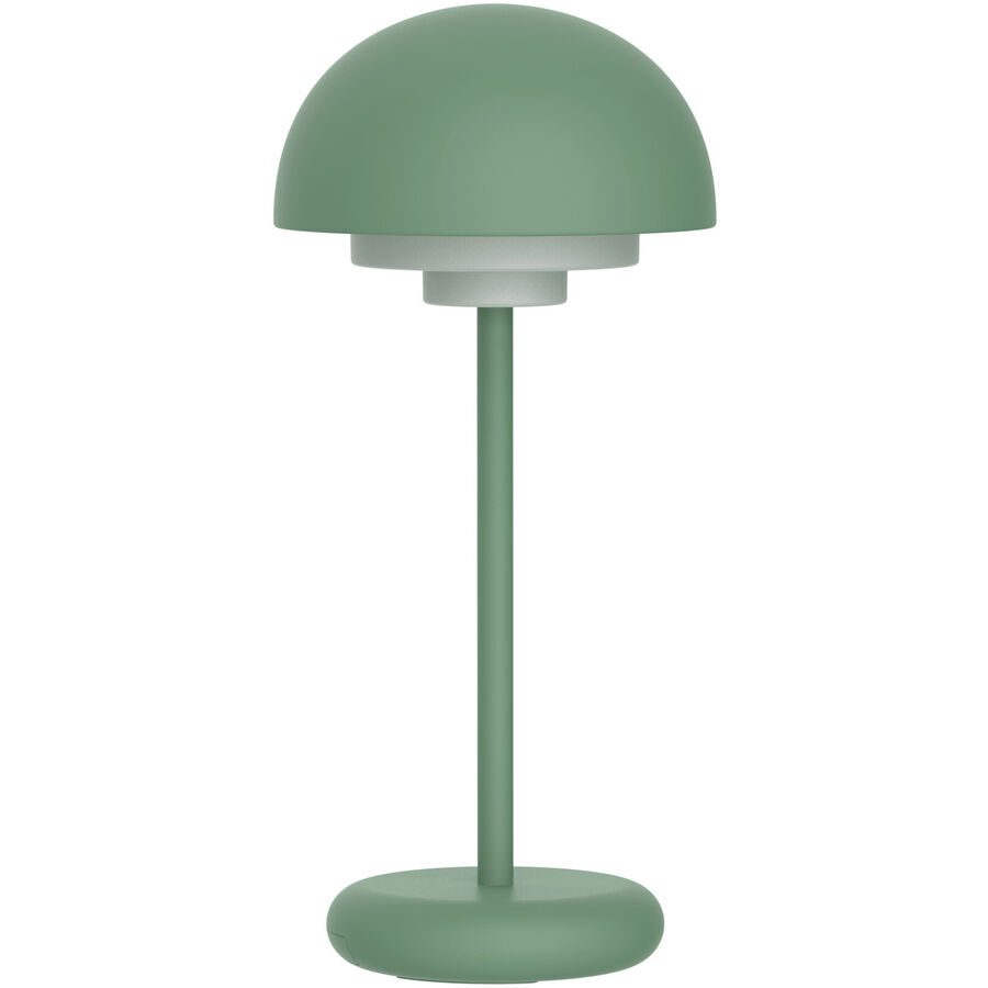 Tischlampe Smukke Grün Kunststoff B 14 cm H 30.5 cm - Material: Polycarbonat - Tischlampe
