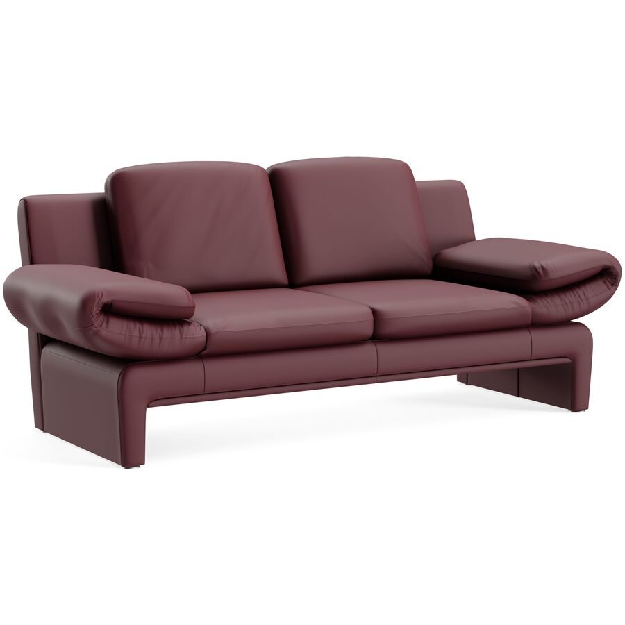 Sofa Astra Rot Stoff B 271 T 156 cm - Farbe: Touch - 831 marsala - Möbel Konfigurator: Traummöbel individuell zusammenstellen