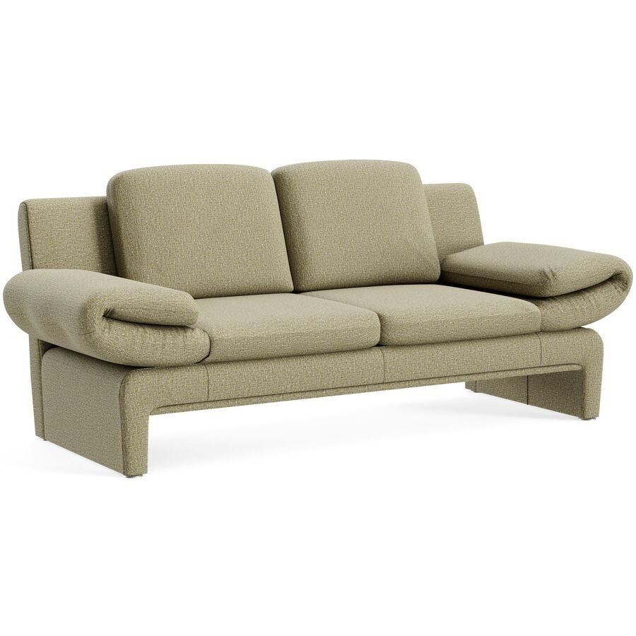Sofa Astra Gelb Stoff B 271 T 156 cm - Farbe: Shark - senf 106 - Möbel Konfigurator: Traummöbel individuell zusammenstellen