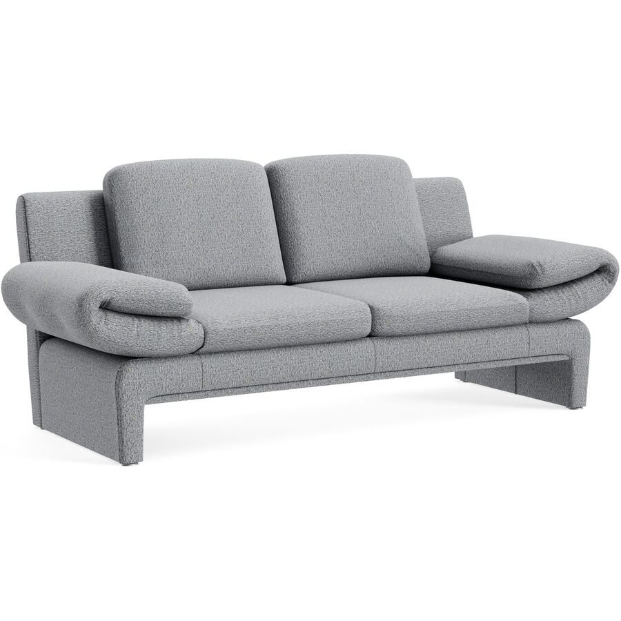 Sofa Astra Blau Stoff B 271 T 156 cm - Farbe: Shark - niagara158 - Möbel Konfigurator: Traummöbel individuell zusammenstellen