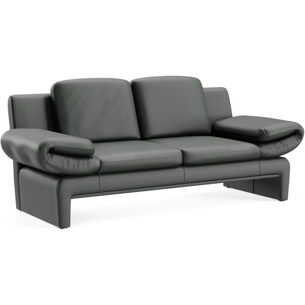 Sofa Astra Grün Leder B 271 T 156 cm - Farbe: Montana - grün 03 - Möbel Konfigurator: Traummöbel individuell zusammenstellen