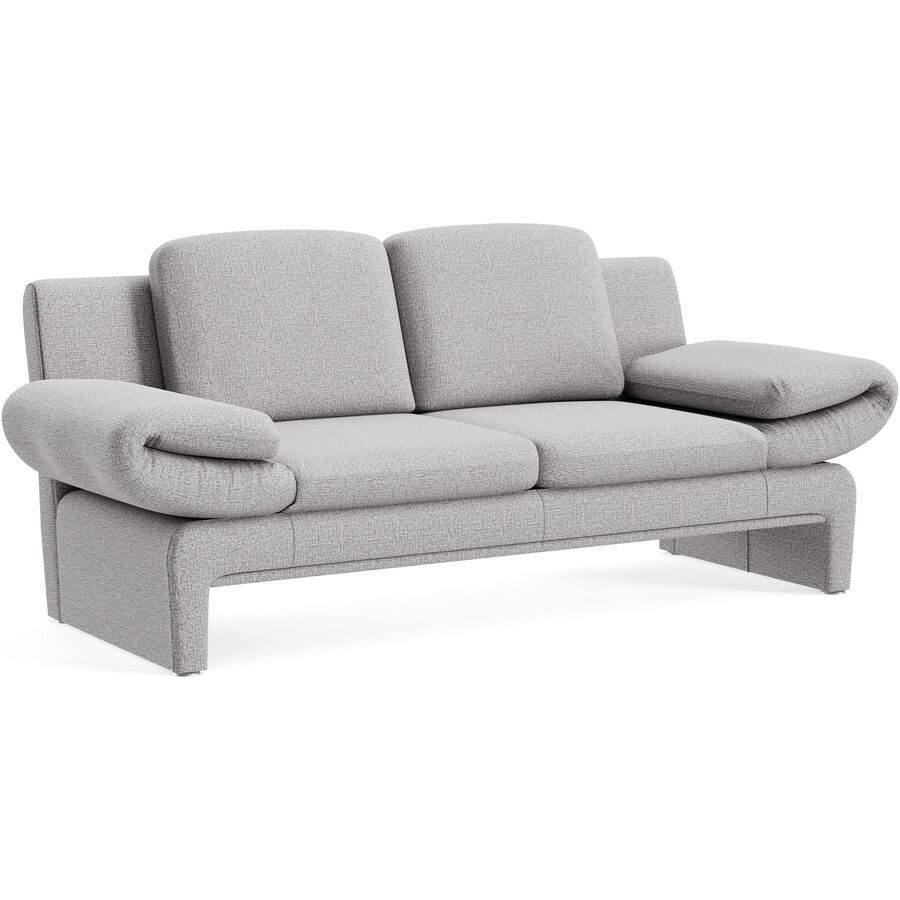 Sofa Astra Grau Stoff B 271 T 156 cm - Farbe: Shark - delfin 180 - Möbel Konfigurator: Traummöbel individuell zusammenstellen
