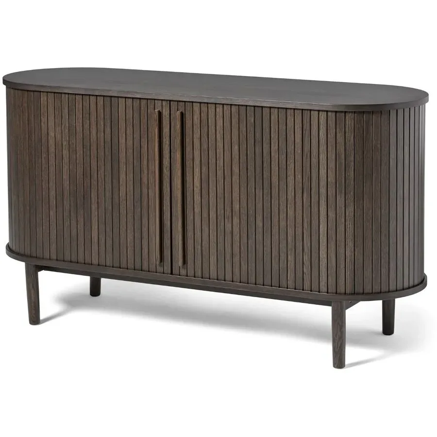 Sideboard Ophang Braun Holzwerkstoff B 140 T 45 cm - Farbe: Eiche dunkel - Sideboard