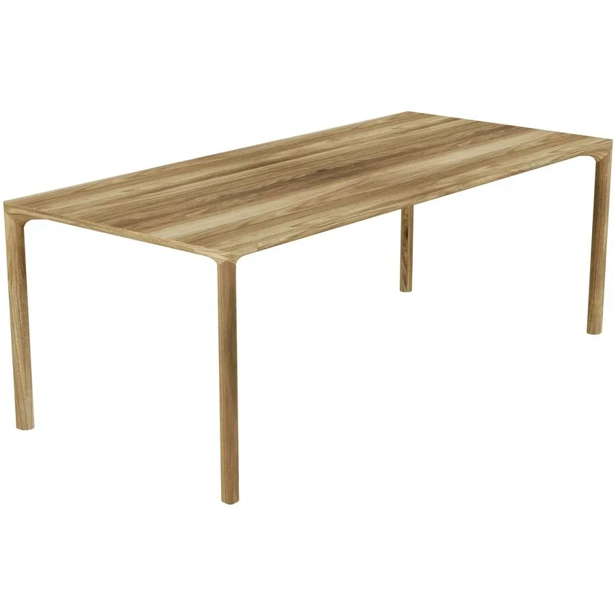 Esstisch Massivo Braun Holz B 200 cm - Farbe: Nussbaum geölt - Möbel Konfigurator: Traummöbel individuell zusammenstellen - Esstisch
