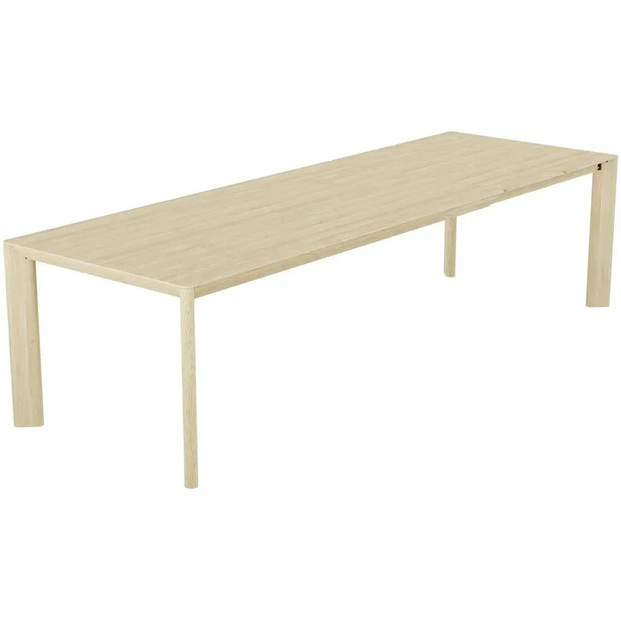 Esstisch ausziehbar Massivo Braun Holz B 200 cm Ausziehbar - Farbe: Asteiche geölt - Möbel Konfigurator: Traummöbel individuell zusammenstellen -