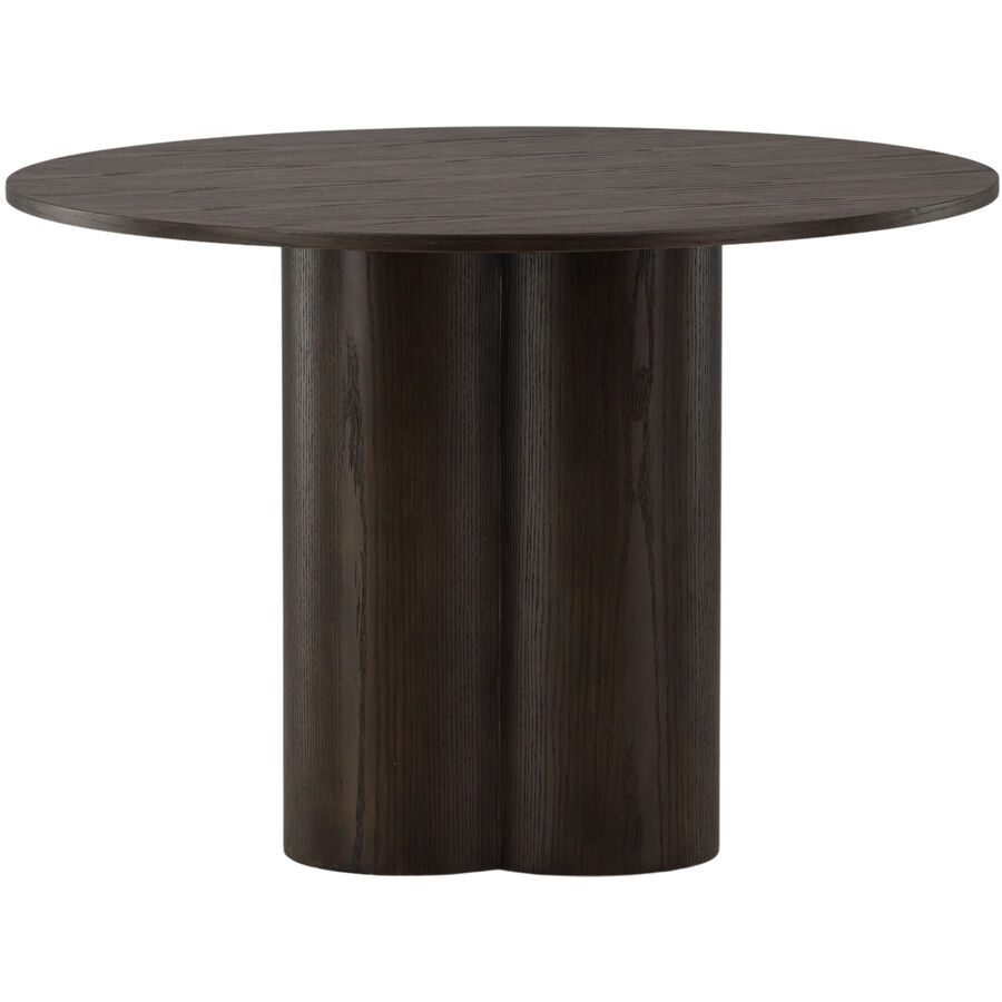 Esstisch Olav Braun Holz B 110 cm - Farbe: Mokka - Material: Eiche - Esstisch
