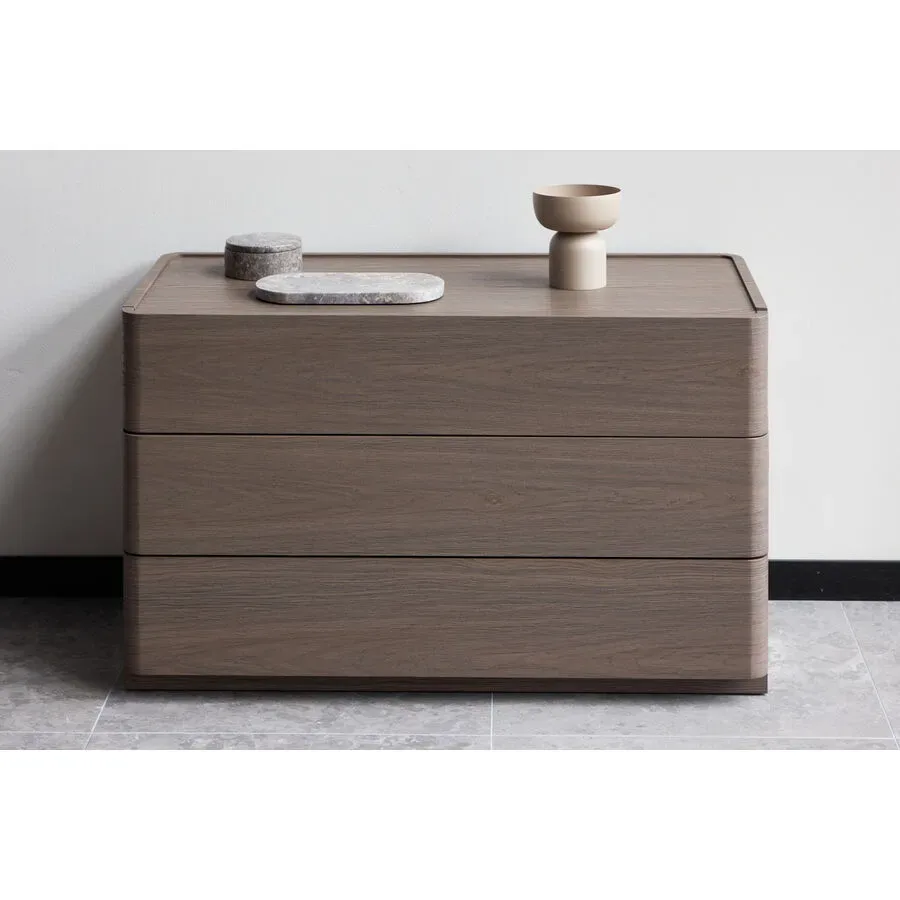 Kommode Noska Braun MDF B 100 T 48 cm - Farbe: Mokka - Kommode