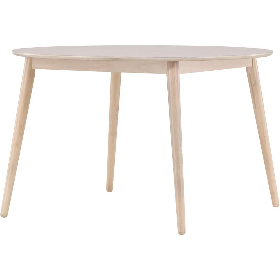 Esstisch Frigo Braun Holz/MDF B 120 cm - Farbe: Hellbraun - Material: Gummibaum - Esstisch