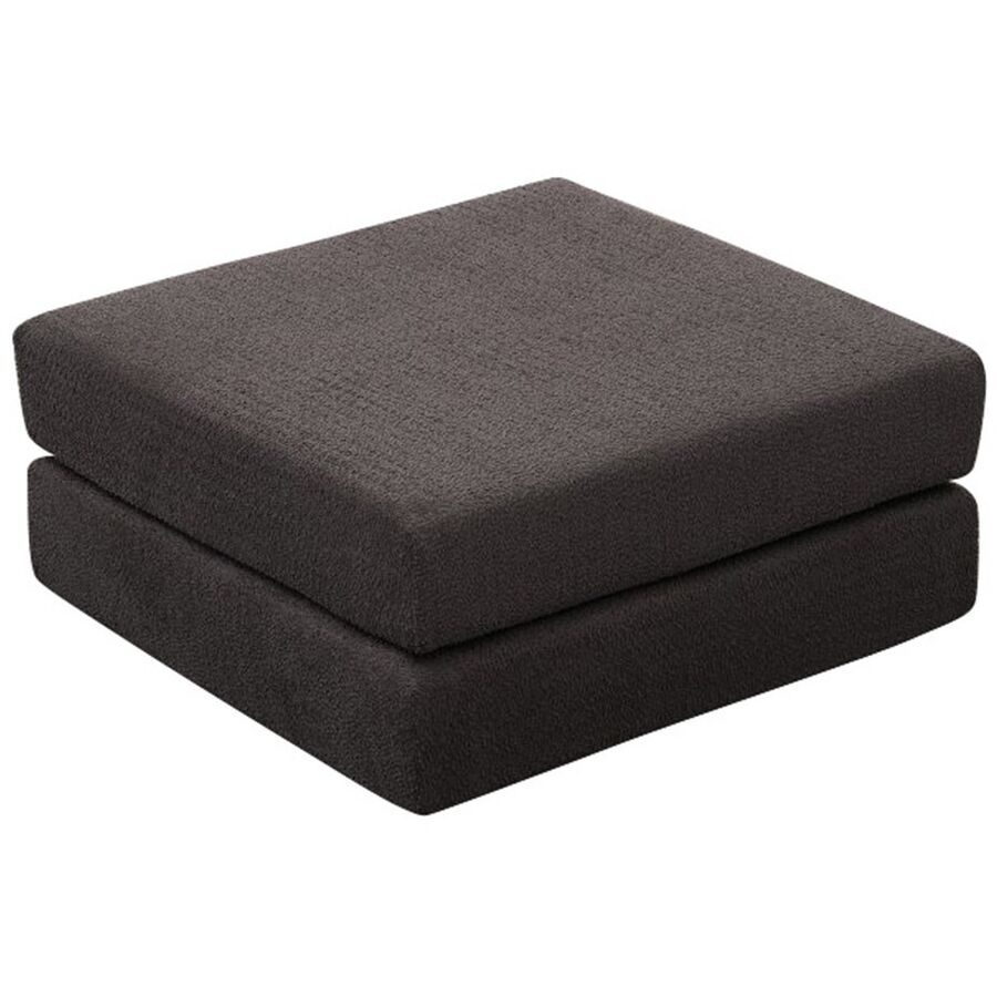 Bettsofa Foldbar Grau Stoff B 95 T 95 cm - Farbe: anthrazit - Material: Fabric: 100% CHENILLE - Bettsofa