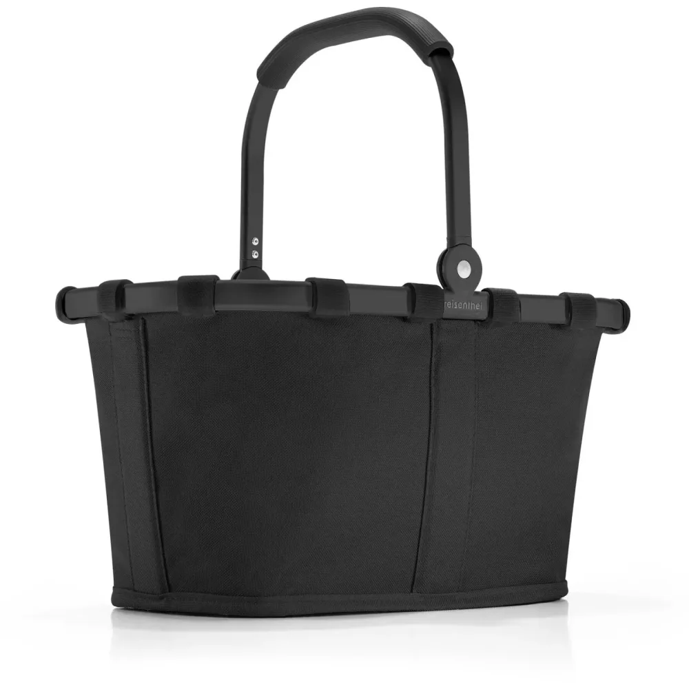 Einkaufskorb Reisenthel Schwarz Aluminium/Polyester T 19.5 cm B 33.5 cm - Farbe: Frame Black - Einkaufskorb