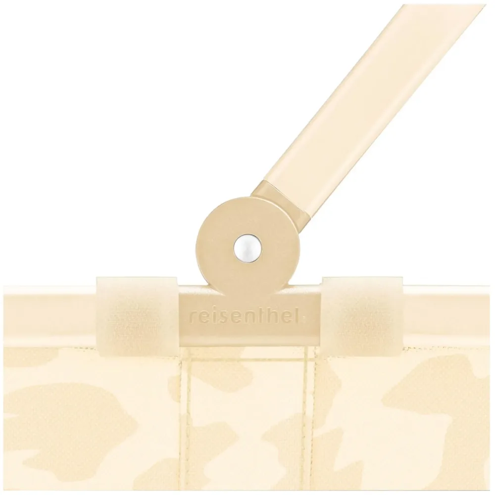 Einkaufskorb Reisenthel Beige Aluminium/Polyester T 19.5 cm B 33.5 cm - Farbe: Leo Vanilla - Einkaufskorb