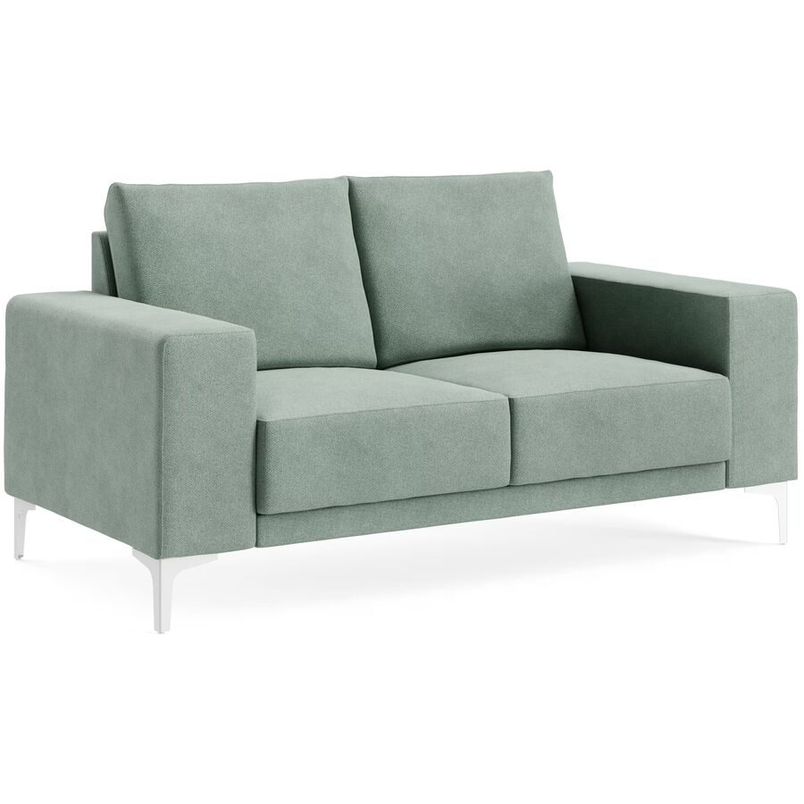 Sofa Bivio Grün Stoff B 164 T 88 cm - Farbe: BROOKLYN - 17 green - Möbel Konfigurator: Traummöbel individuell zusammenstellen - Sofa