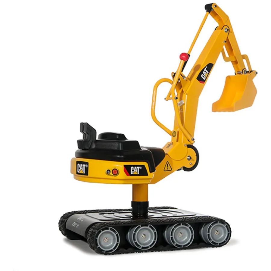 RollyDigger XL CAT Rolly Toys Gelb Kunststoff - Farbe: gelb/schwarz - Trettraktor