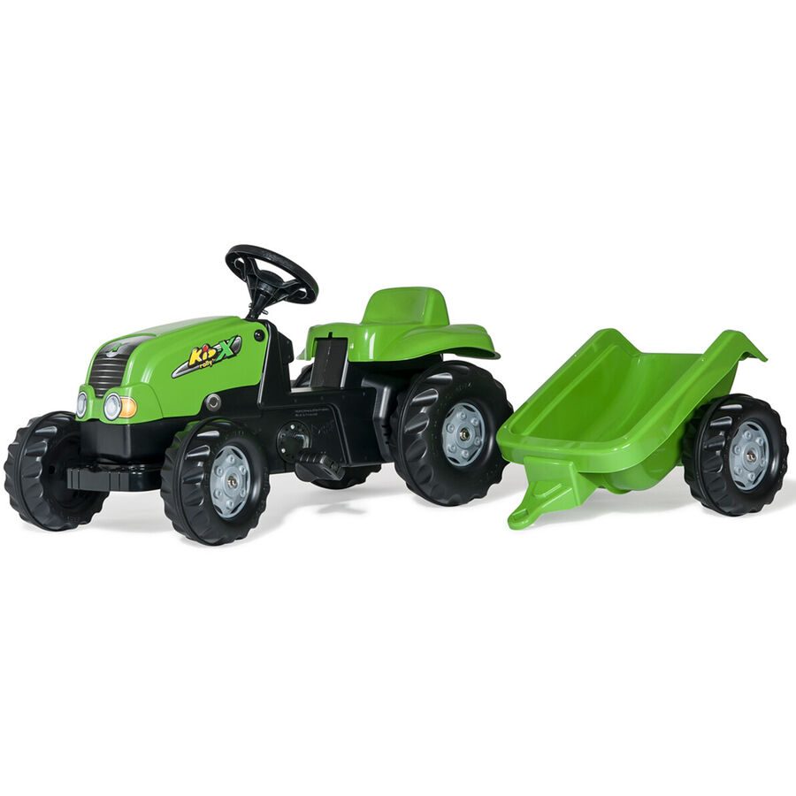 rolly®toys rollyKid-X mit rollyKid Trailer 012169 - grün