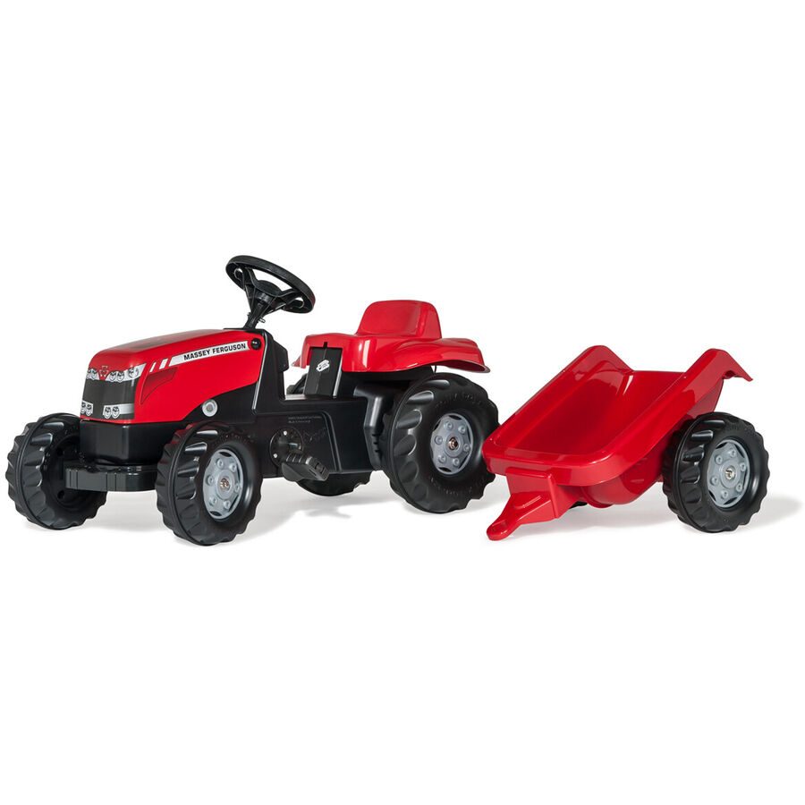 rolly®toys rollykid MF mit rollyKid Trailer 012305 - rot