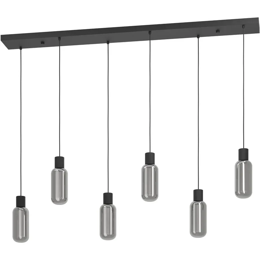Pendellampe Maione Schwarz B 14 cm