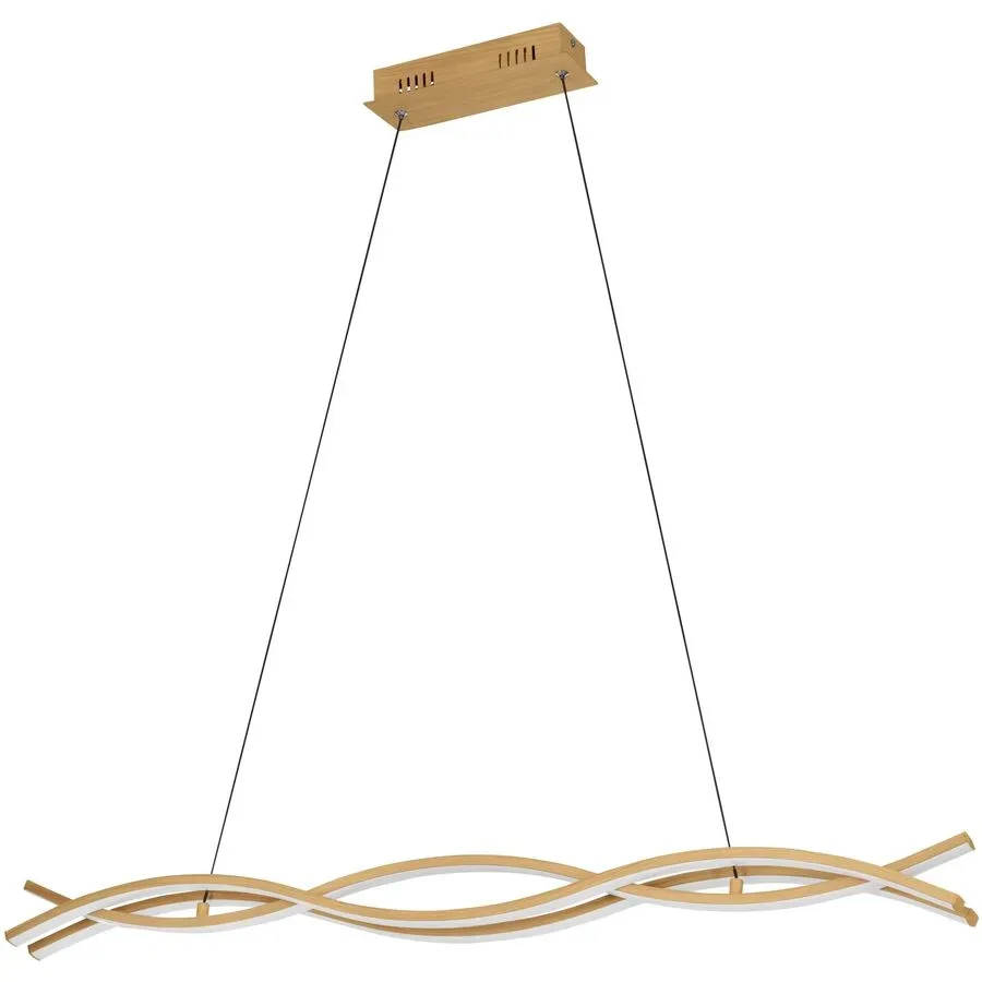 Pendellampe Lasana 4 Hellbraun 5300 lm B 6 cm