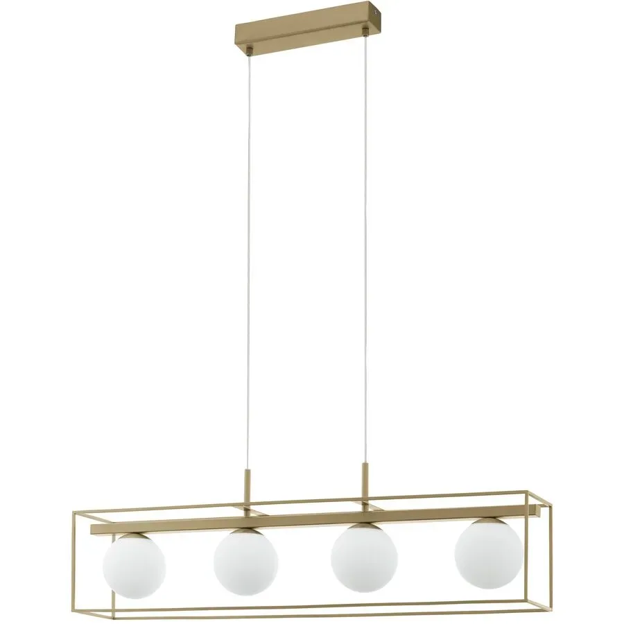Pendellampe Vallaspra Champagner B 16.5 cm