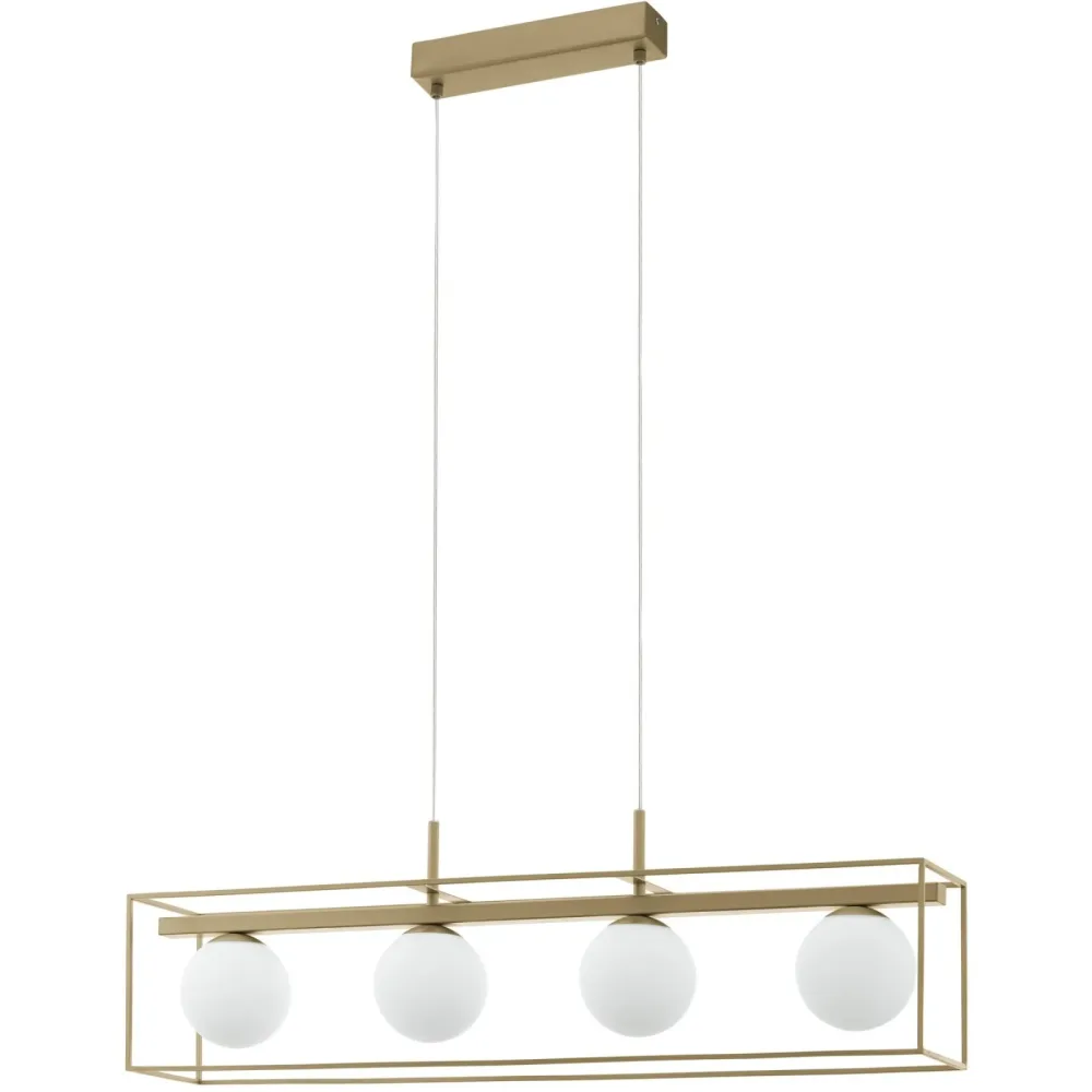 Pendellampe Vallaspra Champagner B 16.5 cm