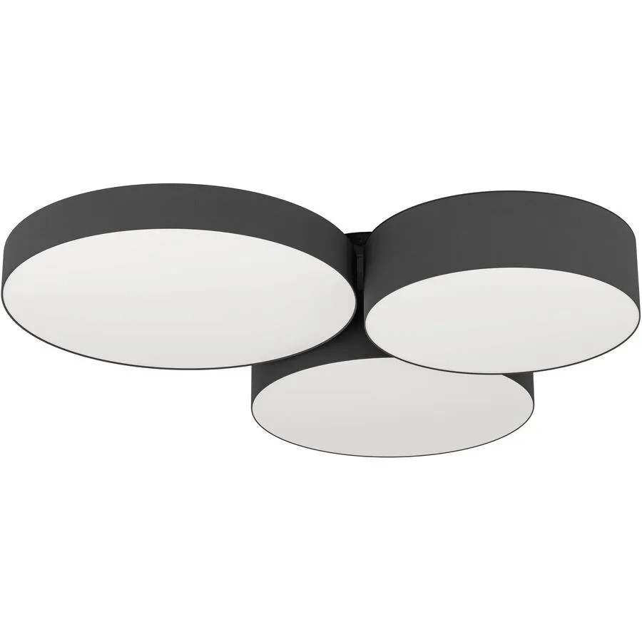 Deckenlampe Barbano-Z Schwarz 2550 lm Dimmbar B 56.5 cm