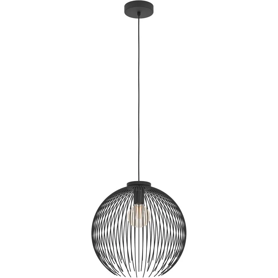 Pendellampe Venezuela Schwarz B 40 cm