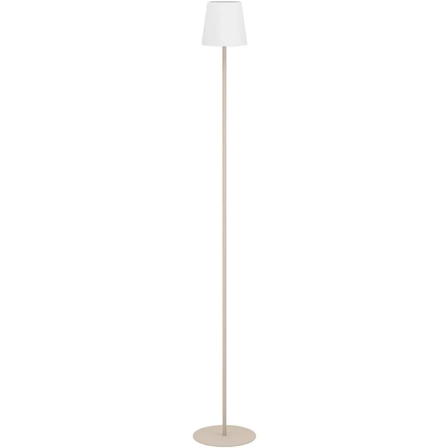 Stehlampe Fiorana Sandfarben H 140.5 cm