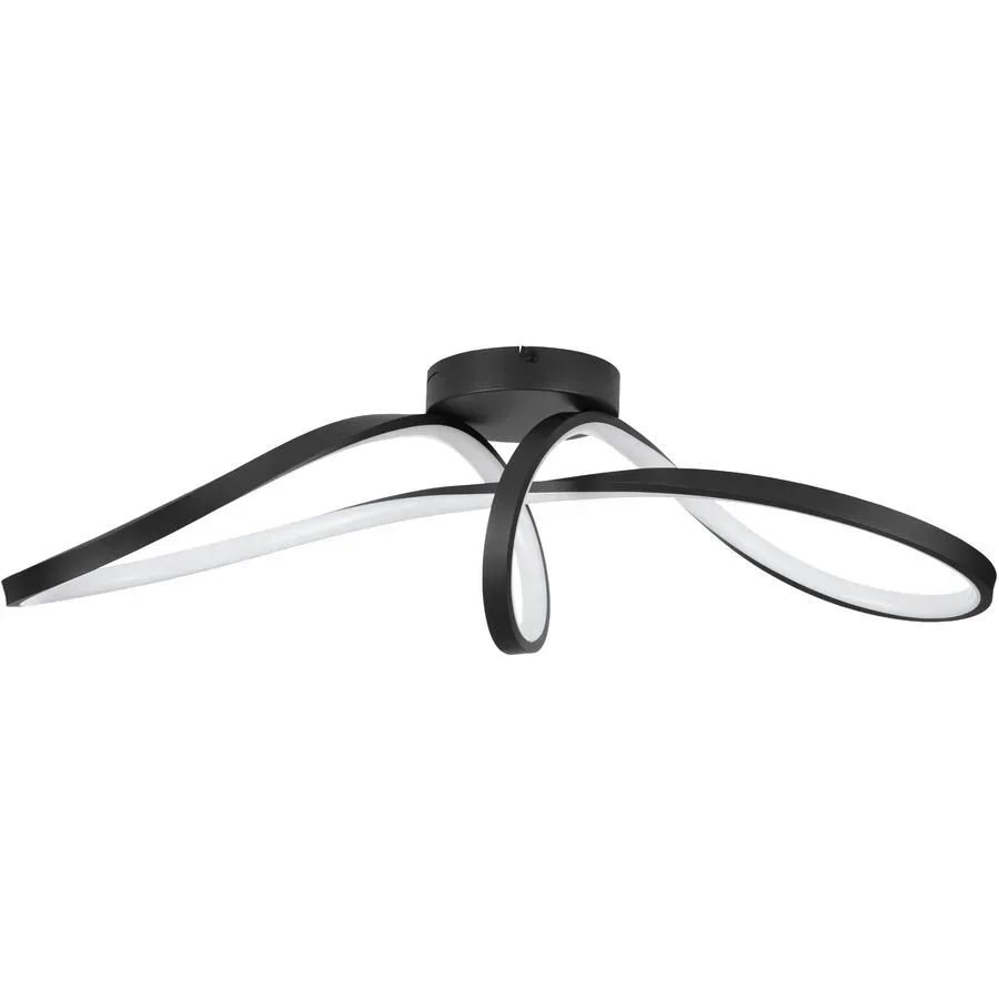 Deckenlampe Calarossa-Z Schwarz 2500 lm Dimmbar B 23 cm