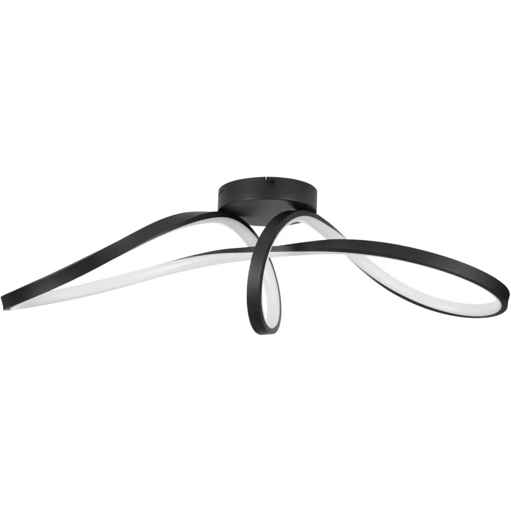 Deckenlampe Calarossa-Z Schwarz 2500 lm Dimmbar B 23 cm
