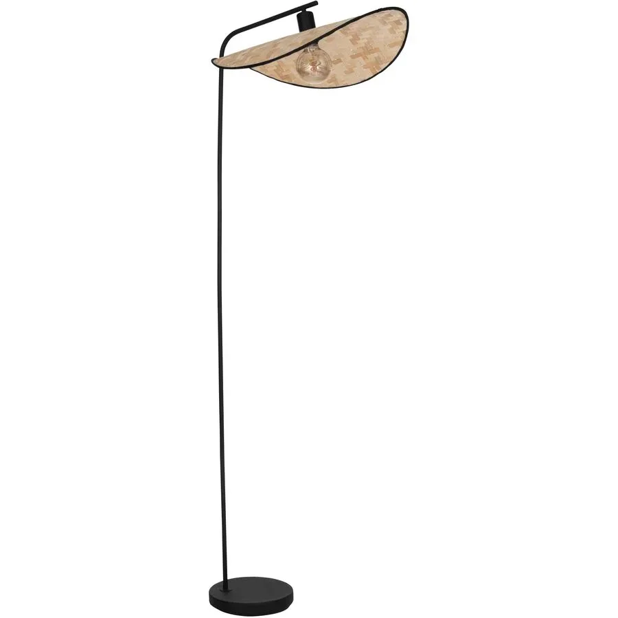 Stehlampe Marywell Schwarz H 159.5 cm