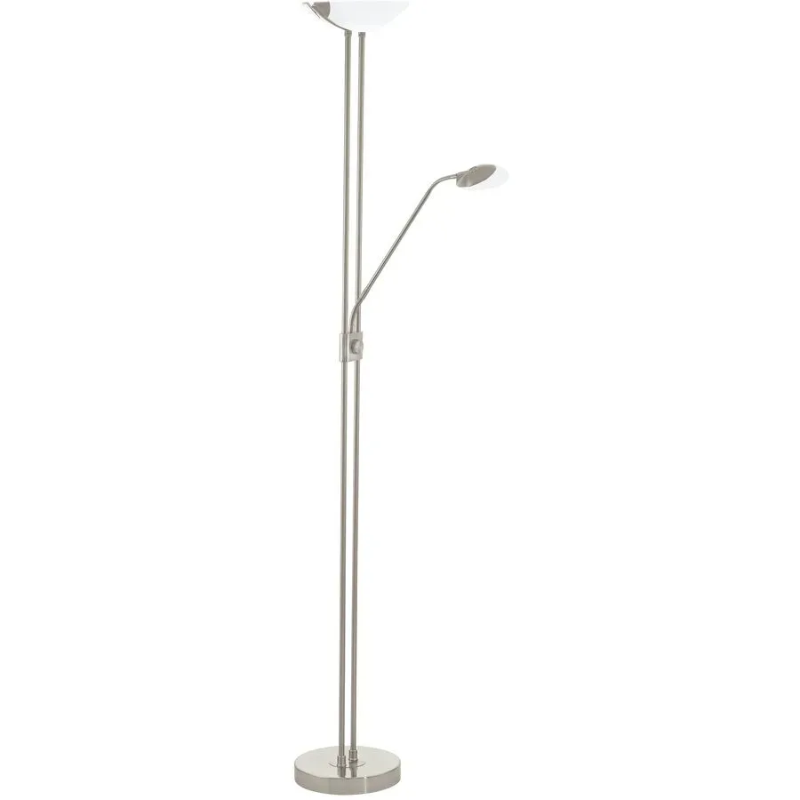 Stehlampe Baya Led Nickel-matt Dimmbar H 180 cm
