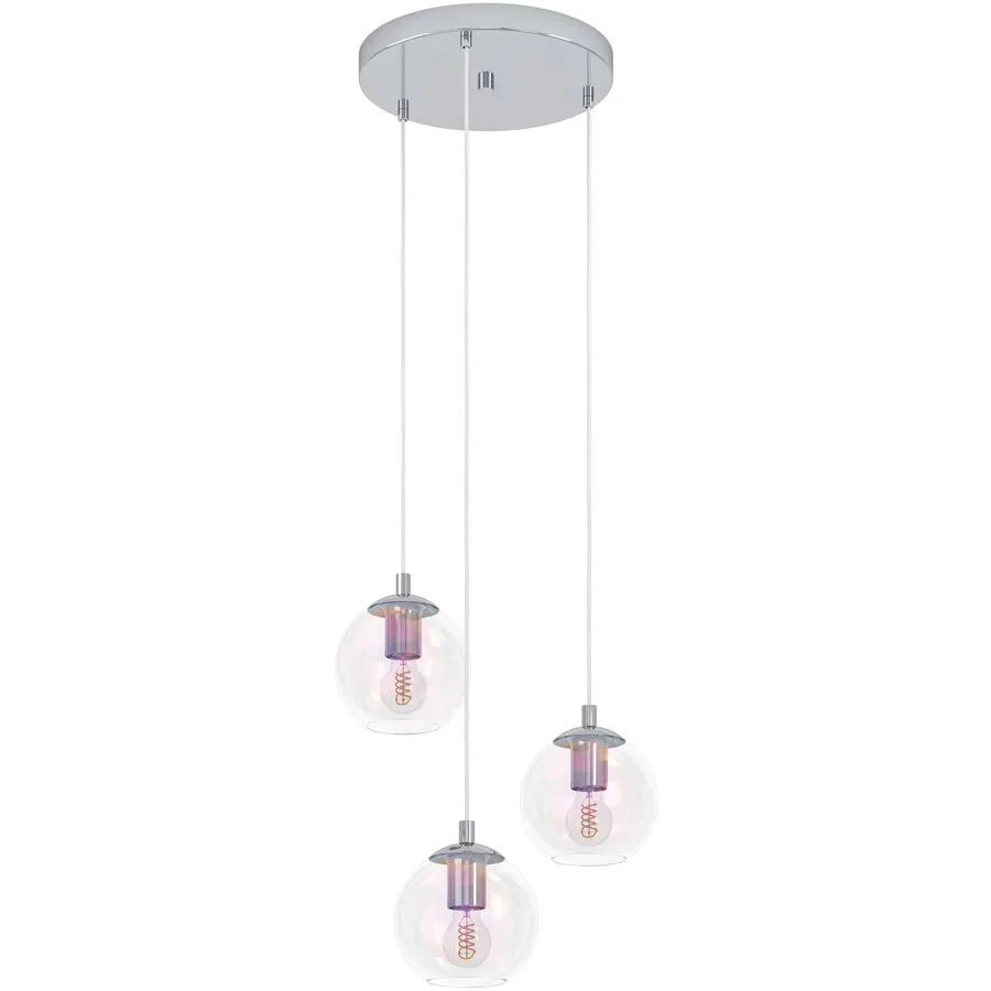 Pendellampe Ariscani 2 Chrom B 42.5 cm