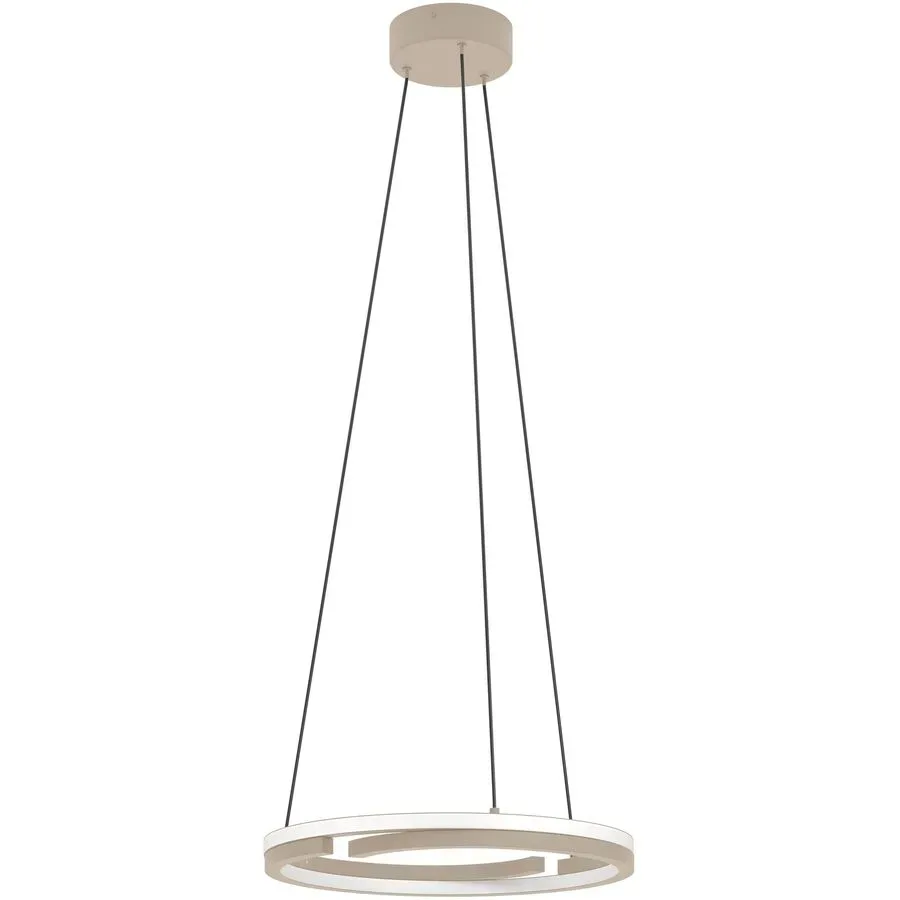 Pendellampe Mezzomonte Sandfarben 3200 lm Dimmbar B 48 cm