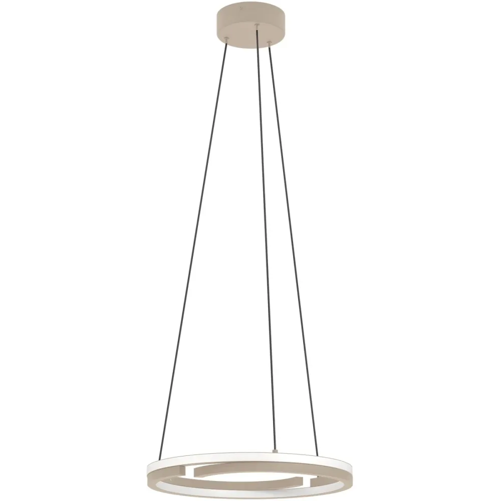 Pendellampe Mezzomonte Sandfarben 3200 lm Dimmbar B 48 cm