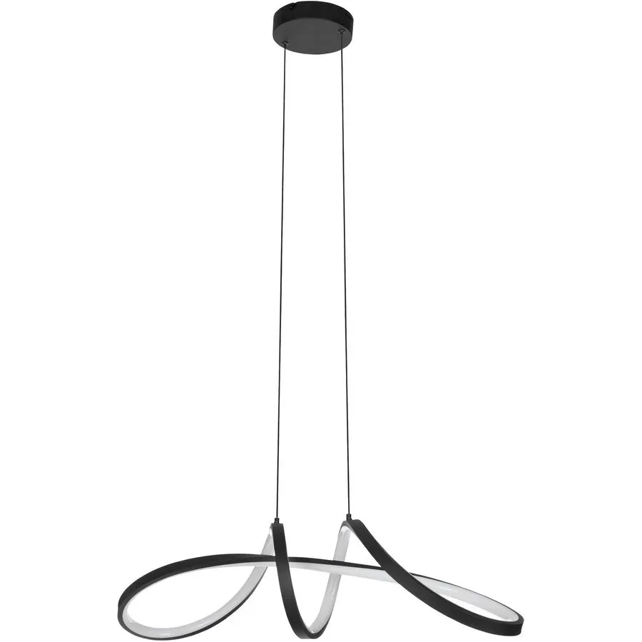 Pendellampe Calarossa-Z Schwarz 2500 lm Dimmbar B 23 cm