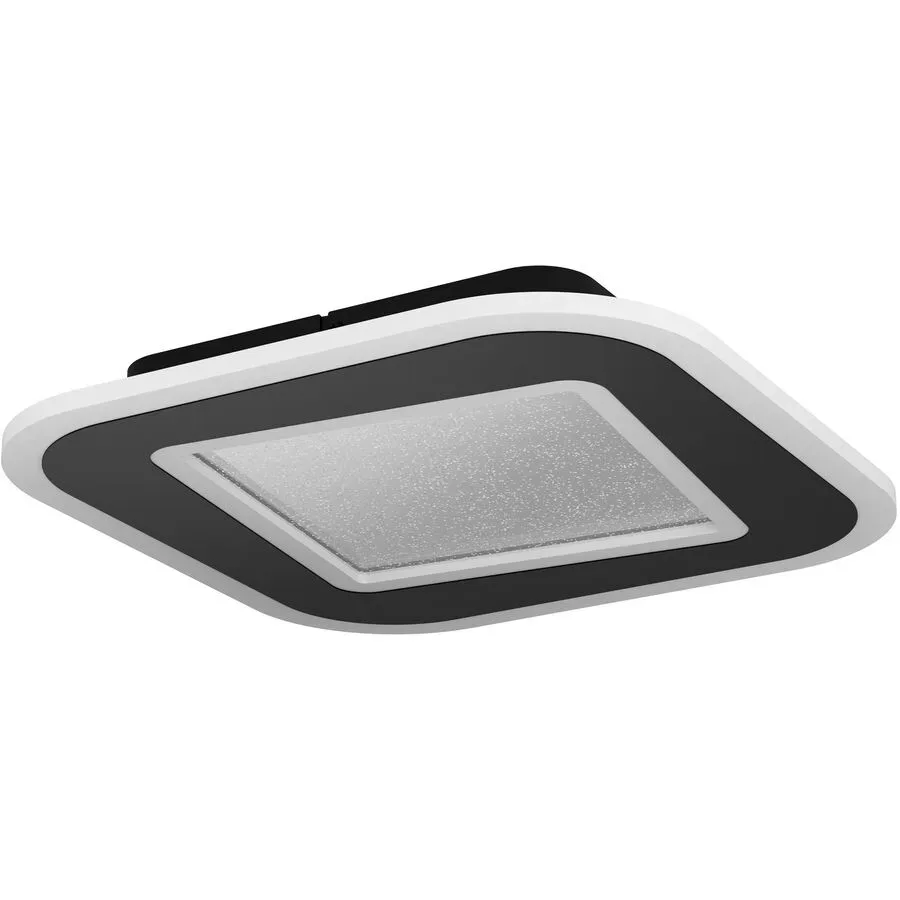 Deckenlampe Macchioni Schwarz, weiss 2360 lm Dimmbar B 38 cm