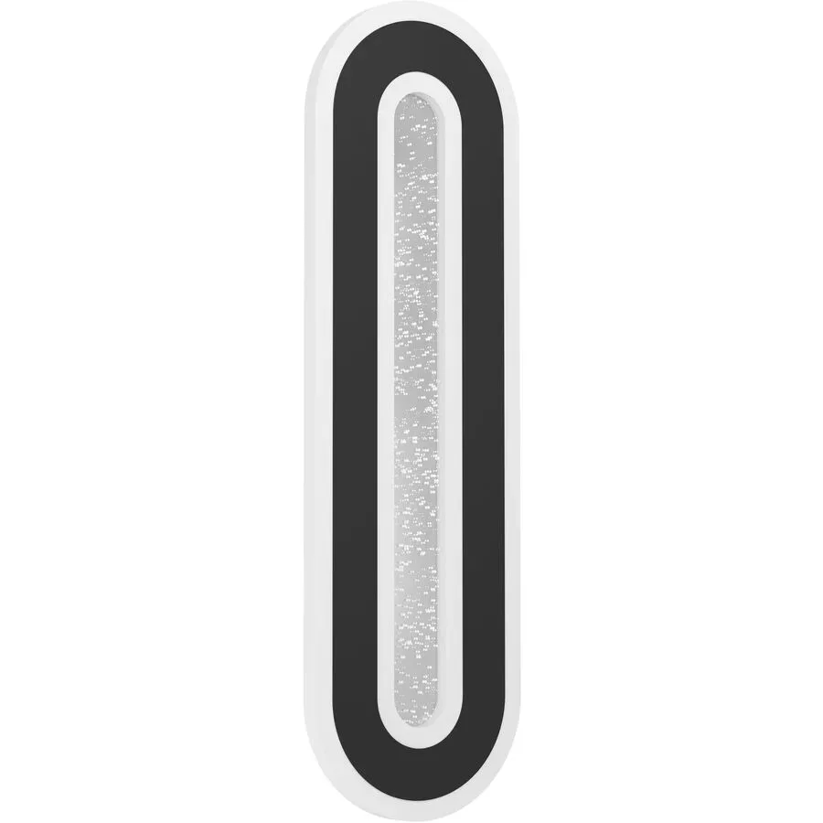 Wandlampe Macchioni Schwarz weiss Stahl/Kunststoff 1560 lm B 12 cm - Farbe: Schwarz;weiss - LED- LED Energiesparlampe