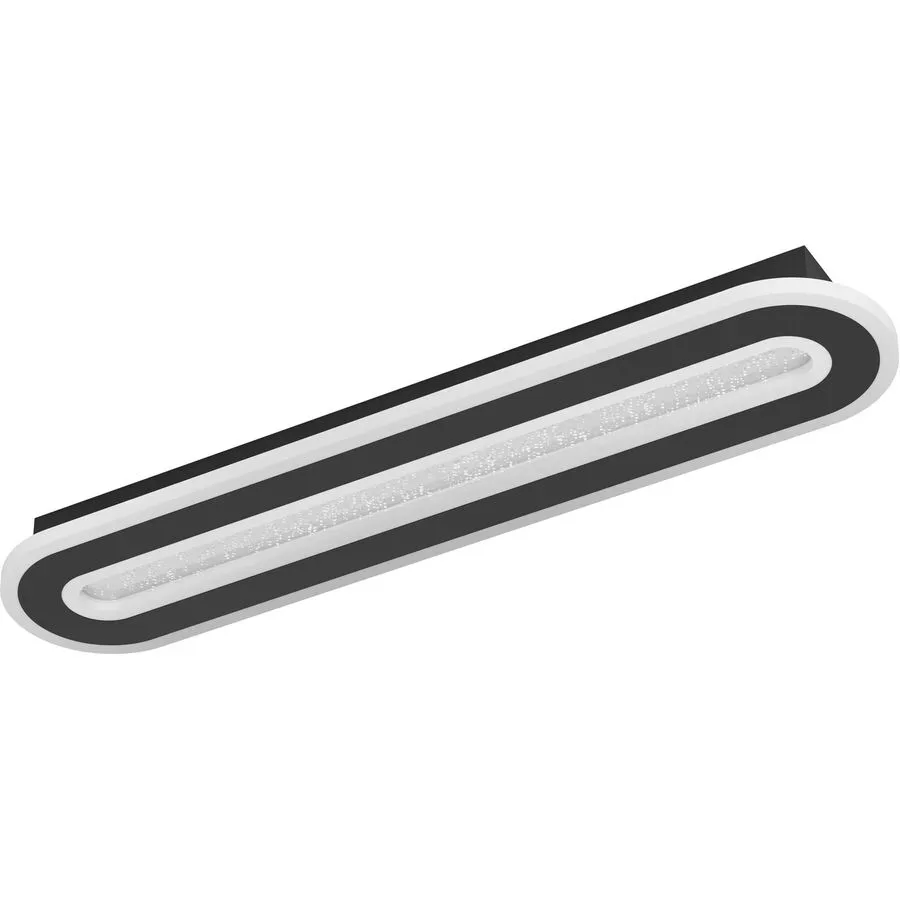 Deckenlampe Macchioni Schwarz, weiss 2360 lm Dimmbar B 12 cm