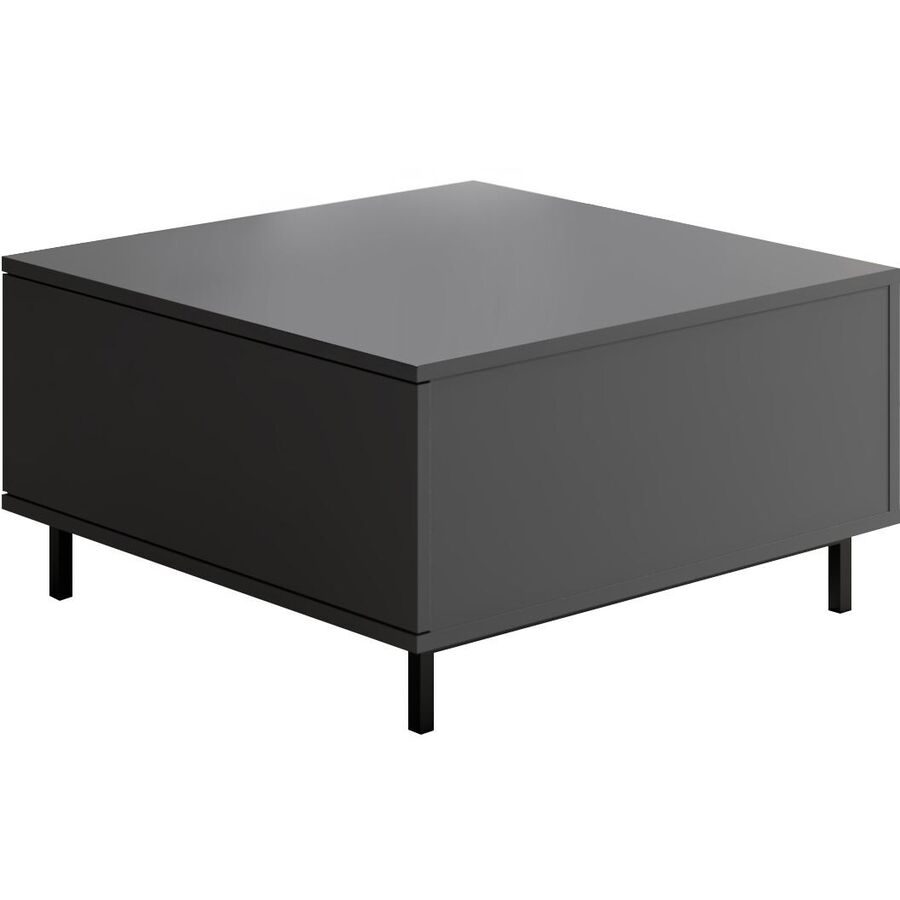 Salontisch Georis Grau Holzwerkstoff B 75 cm - Farbe: anthrazit - Material: 100% Melaminbeschichtete Kiefer - Salontisch