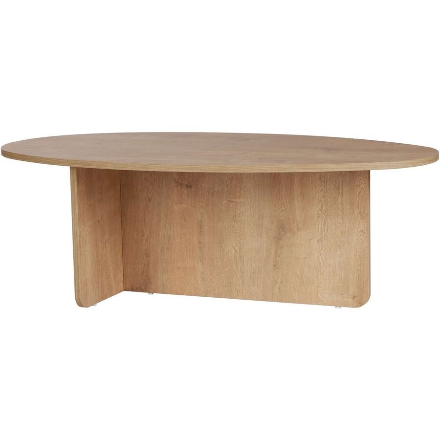 Salontisch Georis Braun Holzwerkstoff B 120 cm - Farbe: eiche - Material: 100% Melaminbeschichtete Kiefer - Salontisch