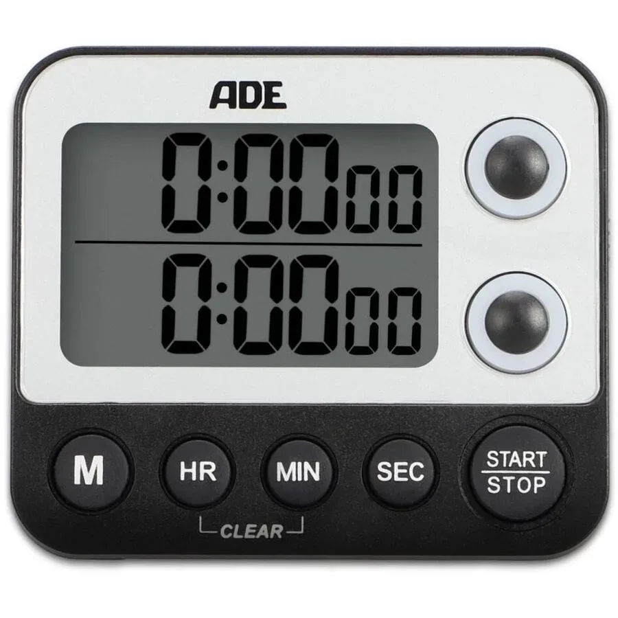 ADE - Küchentimer TD21001 Schwarz, 90 mm
