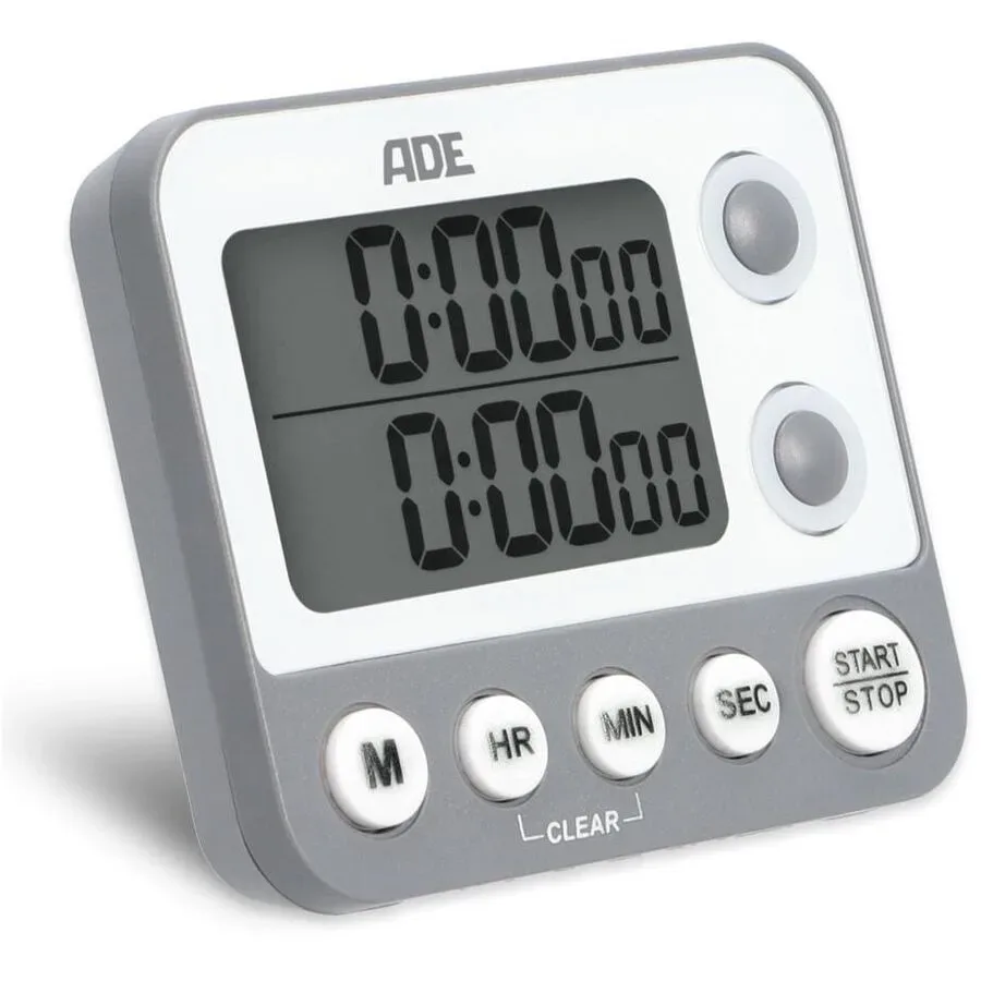 ADE - Küchentimer TD21002 Hellgrau, 90 mm