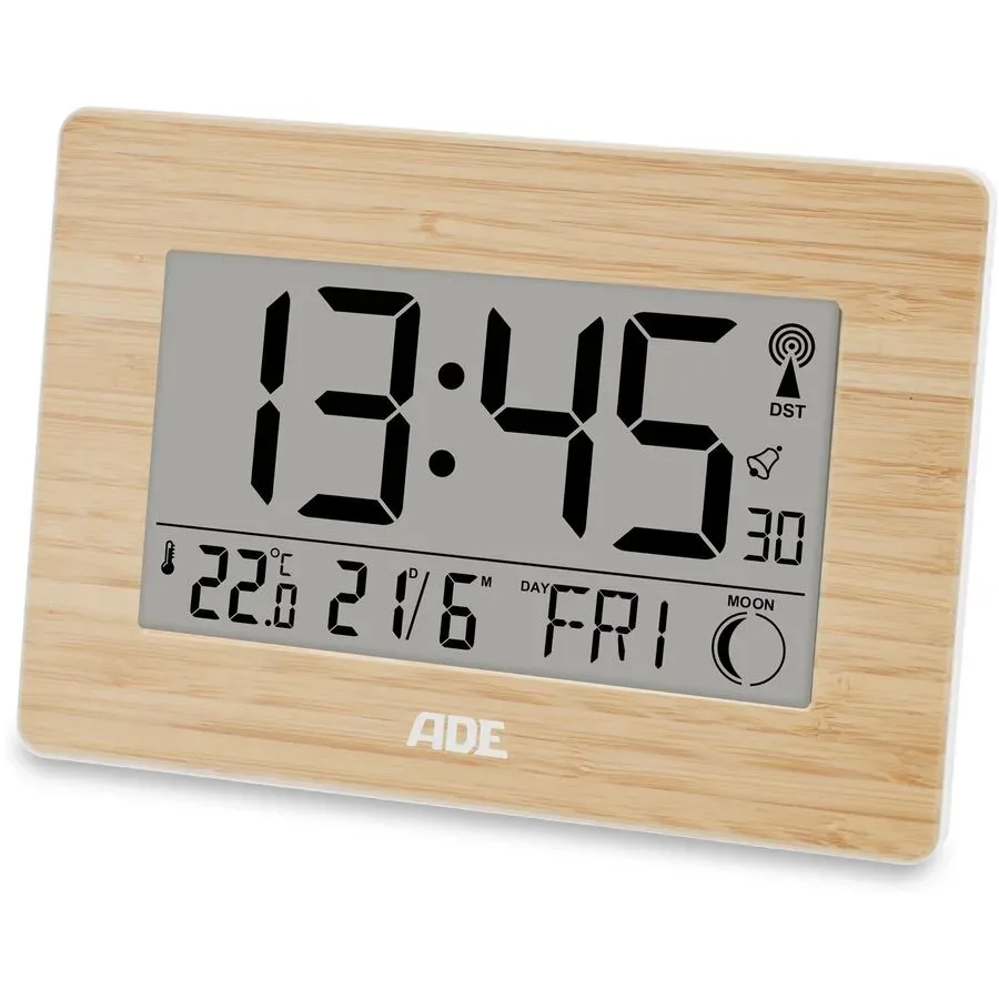ADE - Digitale DCF-Funkuhr, One Size