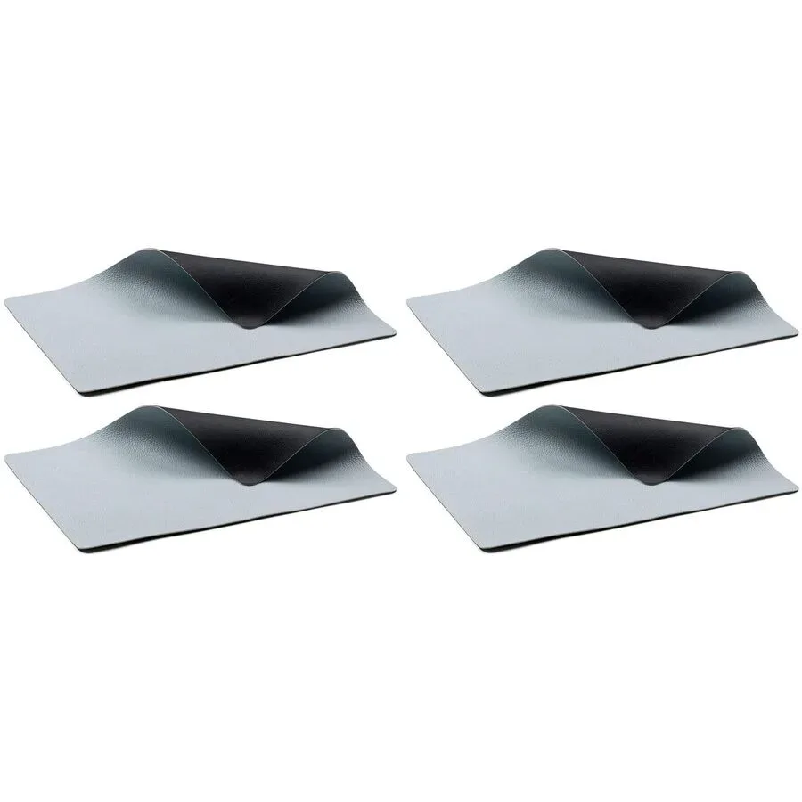 Tischset BITZ Blau/Schwarz Vinyl 33 x 46 cm - Farbe: Schwarz/Hellblau - Tischset